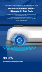 2026 Robot Window Vacuum Cleaner Liectroux S9,2 Roller Brusher,6-Way Water Spray,10000PA Suction,Home Wall Glass Cleaning Robot