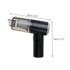 Mini Portable Vacuum Cleaner Portable Rechargeable Professional Wireless Car Cleaning 3 in 1 Blow Puff Makes Powerful Vacuum and...