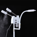 3 in 1 Facial Steamer Hot and Cold Steam with 8X LED Magnifying Lamp Ozone Nano Ionic Humidifier Vaporizer Aromatherapy Mist