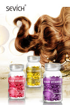 Sevich Smooth Silky Hair Vitamin Capsule Keratin Complex Oil Hair Care Repair Damaged Hair Serum Anti-Loss Moroccan Hair Oil