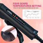 Hair Curler Flat Iron Corn Curls Corrugation Wave Ceramic Tourmaline Ionic Curling Iron Tongs Hair Styling Crimper Dropshipping