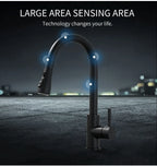 Smart Touch Kitchen Faucets Crane For Sensor Kitchen Water Tap Sink Mixer Rotate Touch Faucet Sensor Water Mixer KH-1005