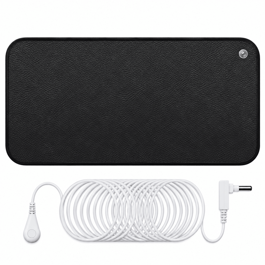 5 Sizes Large Earthing Mat Grounding Pad for Pain Relief Better Sleep Reduced Anxiety Body Massager Earth Connected Wellness