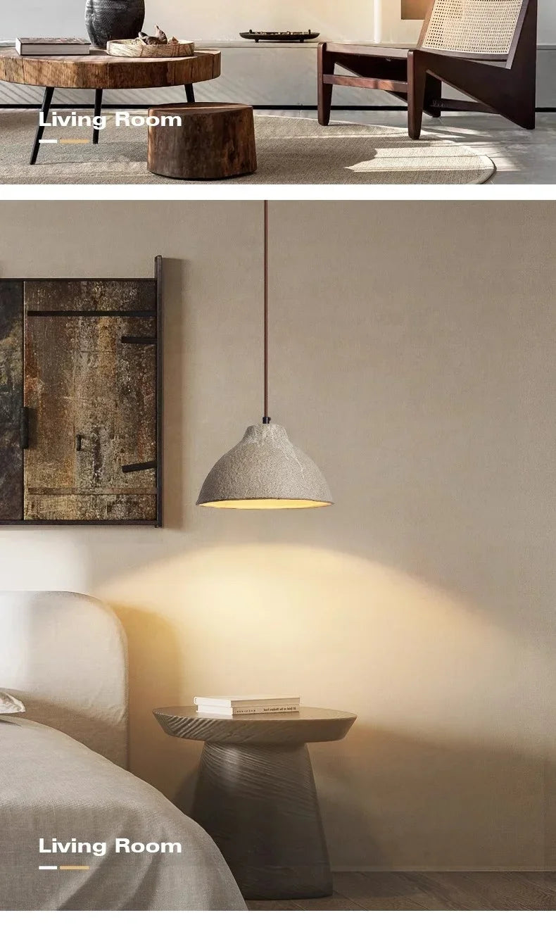 Classical Ceramic Pendant Light Coffee Shop Light Shop Lighting Tea Room Bar Table Lamp Retro LED Wooden Small Chandelier