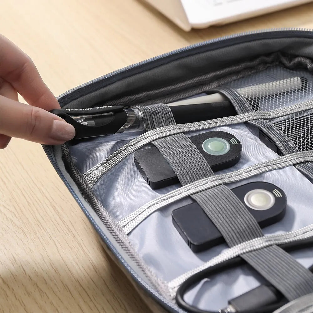 Travel Cable Storage Bag Portable WaterProof Digital Electronic Organizer USB Cable Headset Line Storage Bag USB Cable Organizer