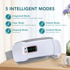Electric Eye Massager Hot Compress Stress Relief Heating Vibration Massage Connect Music Relax Foldable Eye Care Smart Glasses