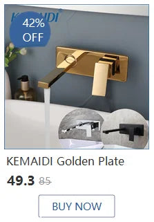 KEMAIDI Shower Panel Bathroom Shower Tower w/ LED Rainfall Waterfall Shower Head Body Massage Jet Shower Tub Spout Shower Column