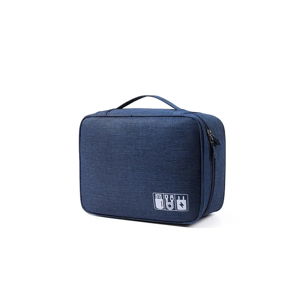 Travel Cable Storage Bag Portable WaterProof Digital Electronic Organizer USB Cable Headset Line Storage Bag USB Cable Organizer