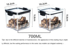 Sealed Jars Kitchen Grain Storage Organizer Large Tank Plastic Moisture-proof Storage Box Household Seasoning Jars Set 2030