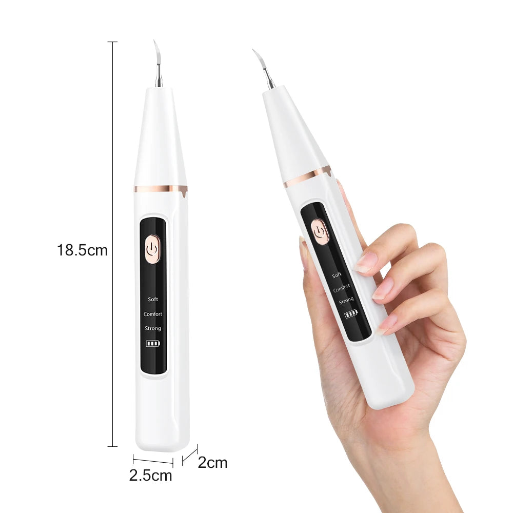 Electric Ultrasonic Teeth Tartar Cleaner Dental Scaler Tool for Oral Care Teeth Whitening Stain & Plaque Removal