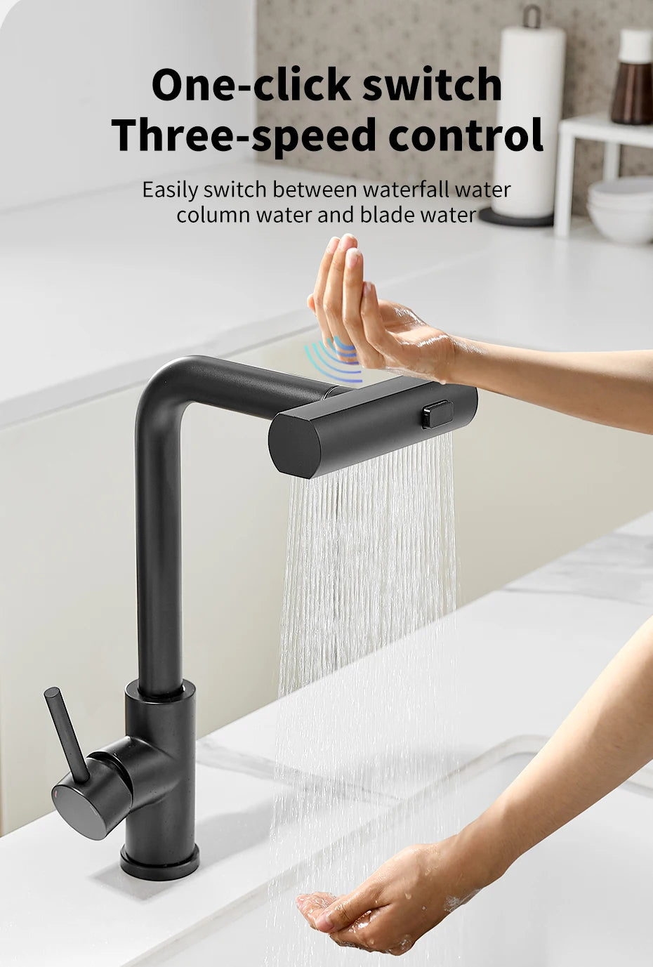 Smart Touch Kitchen Faucets Crane For Sensor Kitchen Water Tap Sink Mixer Rotate Touch Faucet Sensor Water Mixer KH-1005