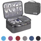 Travel Cable Storage Bag Portable WaterProof Digital Electronic Organizer USB Cable Headset Line Storage Bag USB Cable Organizer