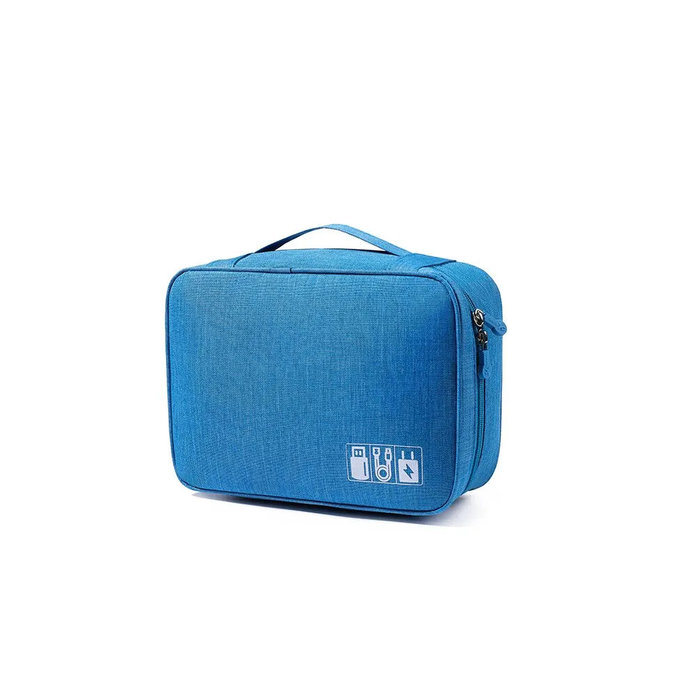 Travel Cable Storage Bag Portable WaterProof Digital Electronic Organizer USB Cable Headset Line Storage Bag USB Cable Organizer