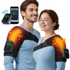 Electric Heating Shoulder Massager Vibration Massage Shoulder Steamer Brace Support Belt Knee Shoulder Muscle Relaxer Heated Pad