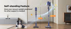 Laresar V11 NEW 650W 75000PA Ultra-Strong Cordless Vacuum Cleaner,90 Min Long Runtime,Removable Battery & Smart Display Vacuum
