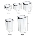 Sealed Jars Kitchen Grain Storage Organizer Large Tank Plastic Moisture-proof Storage Box Household Seasoning Jars Set 2030