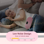 Electric Period Cramp Relief Massager Vibrating Heating Pad for Menstrual Pain Waist Stomach Abdominal Warm Palace Belt
