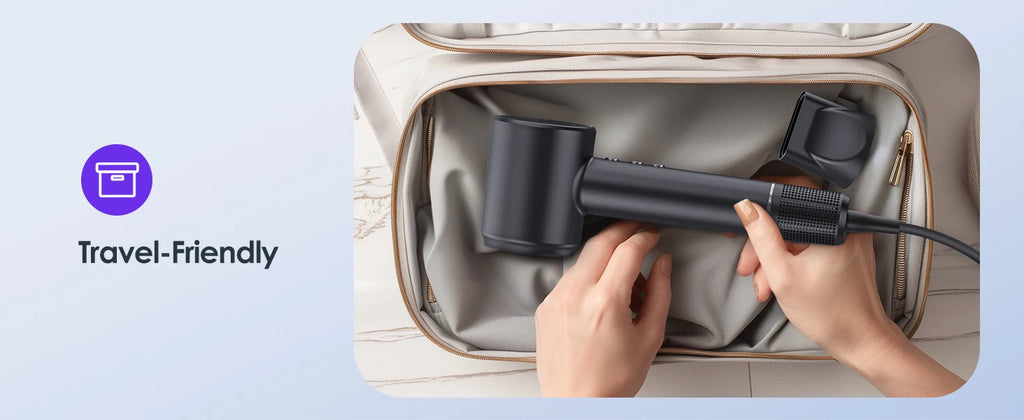 BOPCAL Electric Hair Dryer 120000RPM Brushless Negative Ions Blow Dryer 1500W Super Powerful Wind Lownoise Profession Salon HairDryer