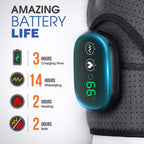 Electric Heating Shoulder Massager Vibration Massage Shoulder Steamer Brace Support Belt Knee Shoulder Muscle Relaxer Heated Pad