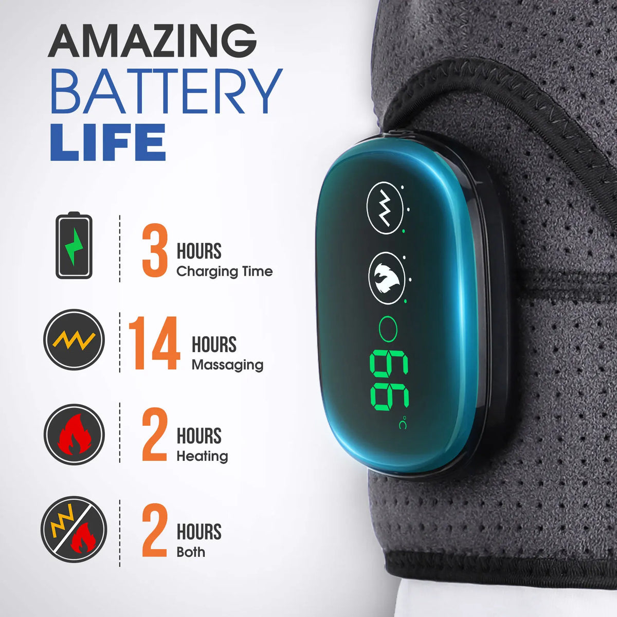 Electric Heating Shoulder Massager Vibration Massage Shoulder Steamer Brace Support Belt Knee Shoulder Muscle Relaxer Heated Pad