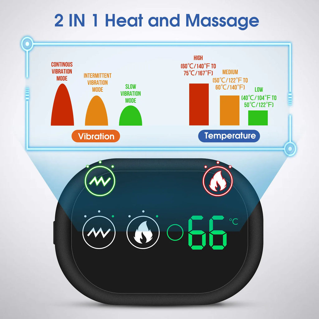 Electric Heating Shoulder Massager Vibration Massage Shoulder Steamer Brace Support Belt Knee Shoulder Muscle Relaxer Heated Pad