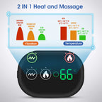 Electric Heating Shoulder Massager Vibration Massage Shoulder Steamer Brace Support Belt Knee Shoulder Muscle Relaxer Heated Pad