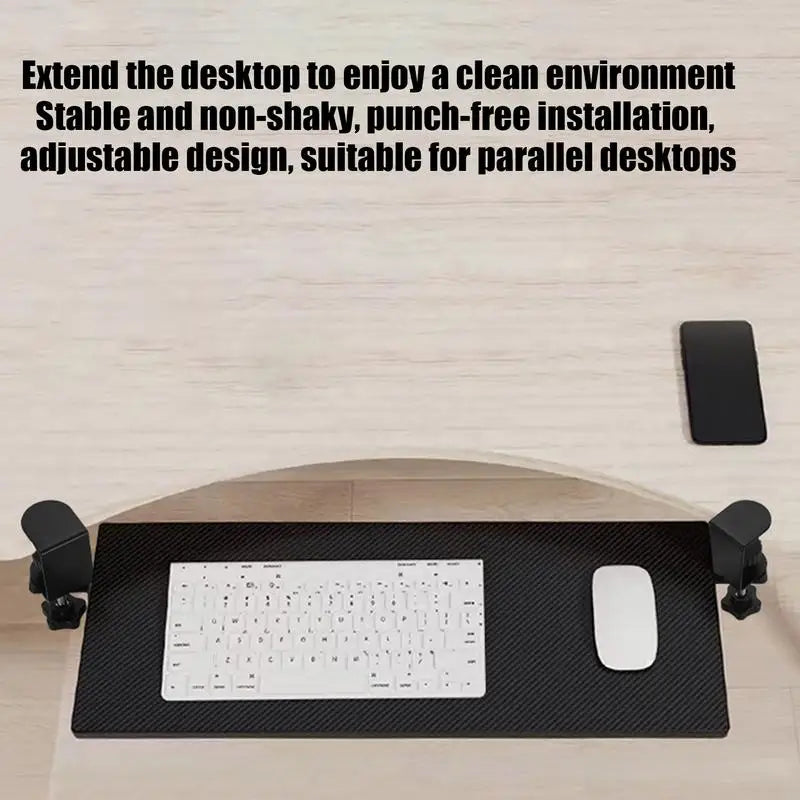 Under Desk Keyboard Drawer Slide Out Keyboard Shelf Sliding Slide-Out Keyboard Drawer Keyboard Shelf Sliding Under Desk Mounted