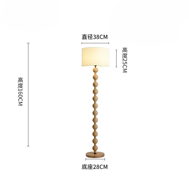 Vintage Floor Lamp Art Led Fabric Iron Vertical Light for Living Room Bedroom Bedside Sofa Light Hotel Japanese Room Decor Lamp