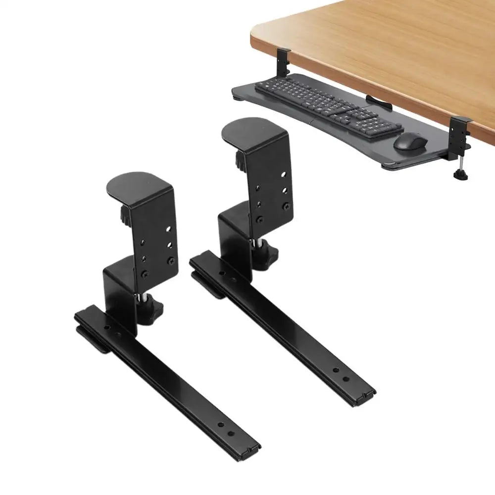 Under Desk Keyboard Drawer Slide Out Keyboard Shelf Sliding Slide-Out Keyboard Drawer Keyboard Shelf Sliding Under Desk Mounted