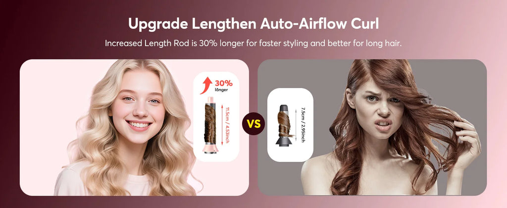 High Speed 5 in 1 Hair Dryer Hot Air Comb Set,Hair Brush Curling Iron Hair Straightener Styling Tool For Blow Dryer Gift Box