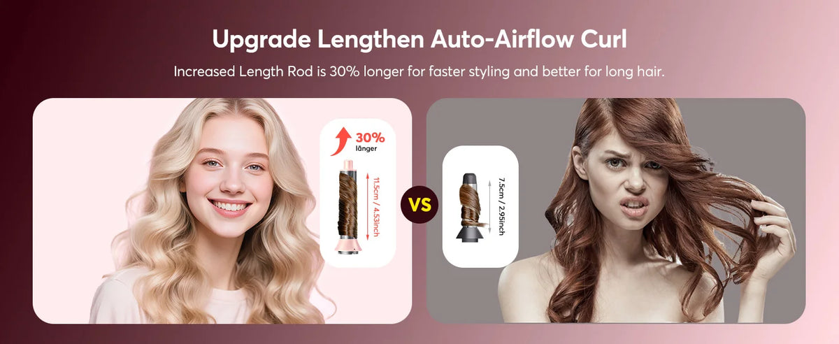 High Speed 5 in 1 Hair Dryer Hot Air Comb Set,Hair Brush Curling Iron Hair Straightener Styling Tool For Blow Dryer Gift Box