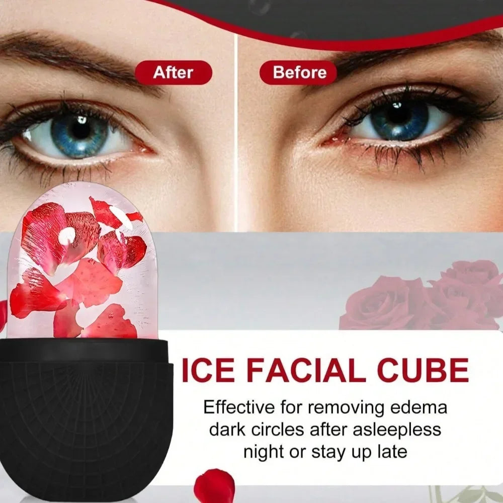 3Pcs Face Massager Kit Ice Face Roller Gua Sha Board Facial Massage Roller  Face Lifting Contouring Tools Beauty Skin Care Tools