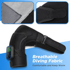 Electric Heating Shoulder Massager Vibration Massage Shoulder Steamer Brace Support Belt Knee Shoulder Muscle Relaxer Heated Pad