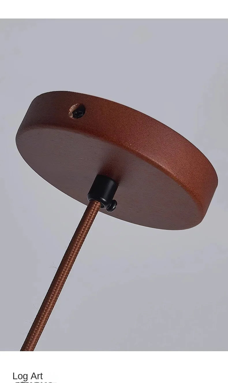Classical Ceramic Pendant Light Coffee Shop Light Shop Lighting Tea Room Bar Table Lamp Retro LED Wooden Small Chandelier