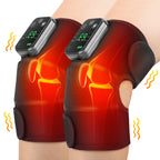 Thermal Knee Massager 3 in 1 Shoulder Knee Elbow Heating Massage Support Brace Rechargeable Vibration Pad Machine Muscle Relax