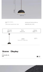 Classical Ceramic Pendant Light Coffee Shop Light Shop Lighting Tea Room Bar Table Lamp Retro LED Wooden Small Chandelier