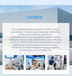 Laresar V11 NEW 650W 75000PA Ultra-Strong Cordless Vacuum Cleaner,90 Min Long Runtime,Removable Battery & Smart Display Vacuum