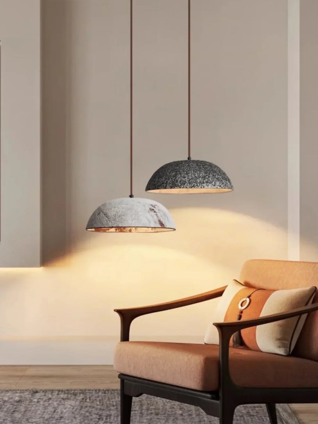 Classical Ceramic Pendant Light Coffee Shop Light Shop Lighting Tea Room Bar Table Lamp Retro LED Wooden Small Chandelier