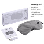 Electric Eye Massager Hot Compress Stress Relief Heating Vibration Massage Connect Music Relax Foldable Eye Care Smart Glasses