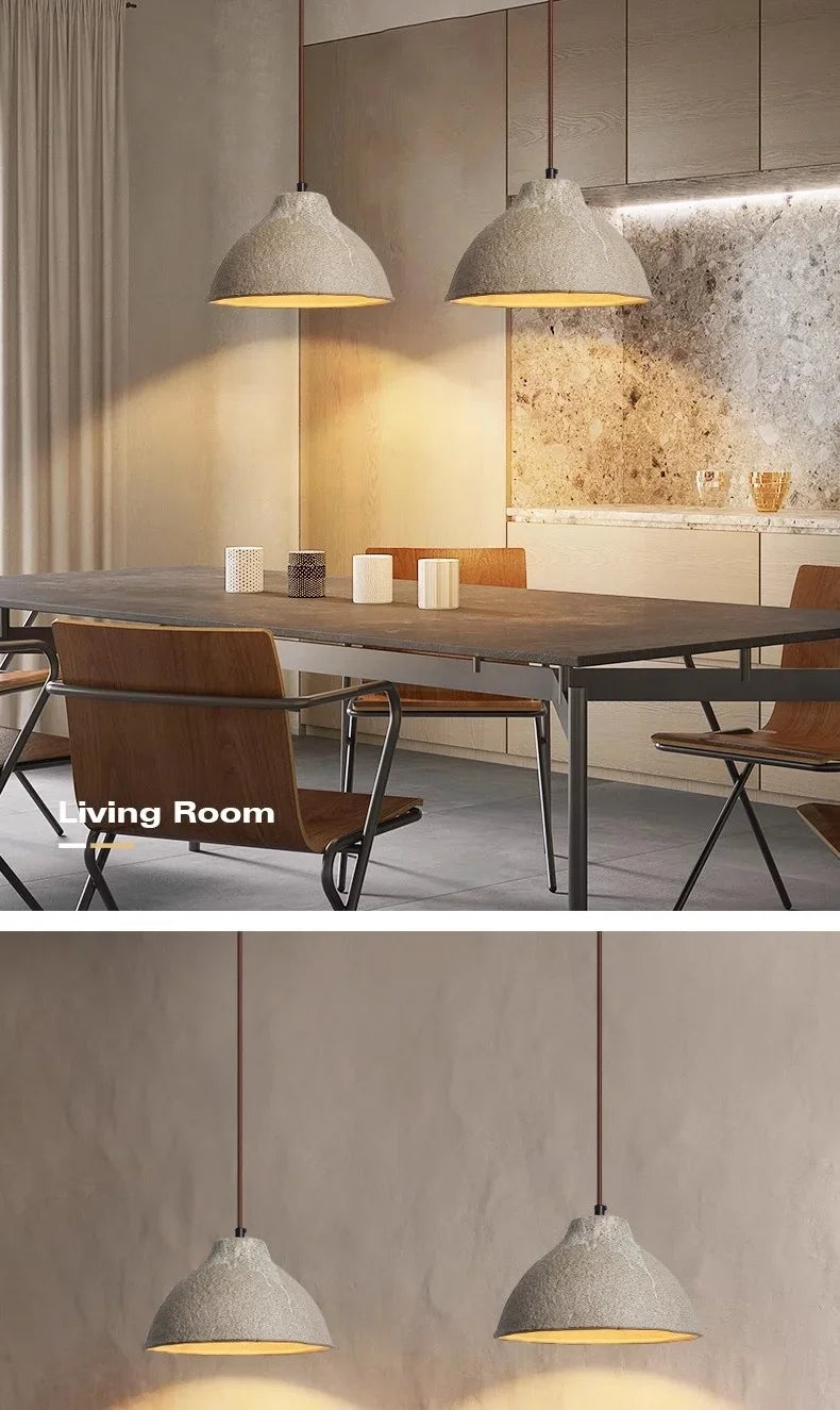 Classical Ceramic Pendant Light Coffee Shop Light Shop Lighting Tea Room Bar Table Lamp Retro LED Wooden Small Chandelier