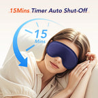 Electric Eye Massager Hot Compress Stress Relief Heating Vibration Massage Connect Music Relax Foldable Eye Care Smart Glasses