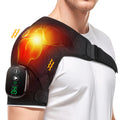 Electric Heating Shoulder Massager Vibration Massage Shoulder Steamer Brace Support Belt Knee Shoulder Muscle Relaxer Heated Pad