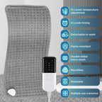 Electric Heating Pad 30*60cm Multifunctional Heating Blanket Cushion 9&10 Levels Temperature Body Back Warmer For Home Office