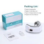 Electric Eye Massager Hot Compress Stress Relief Heating Vibration Massage Connect Music Relax Foldable Eye Care Smart Glasses