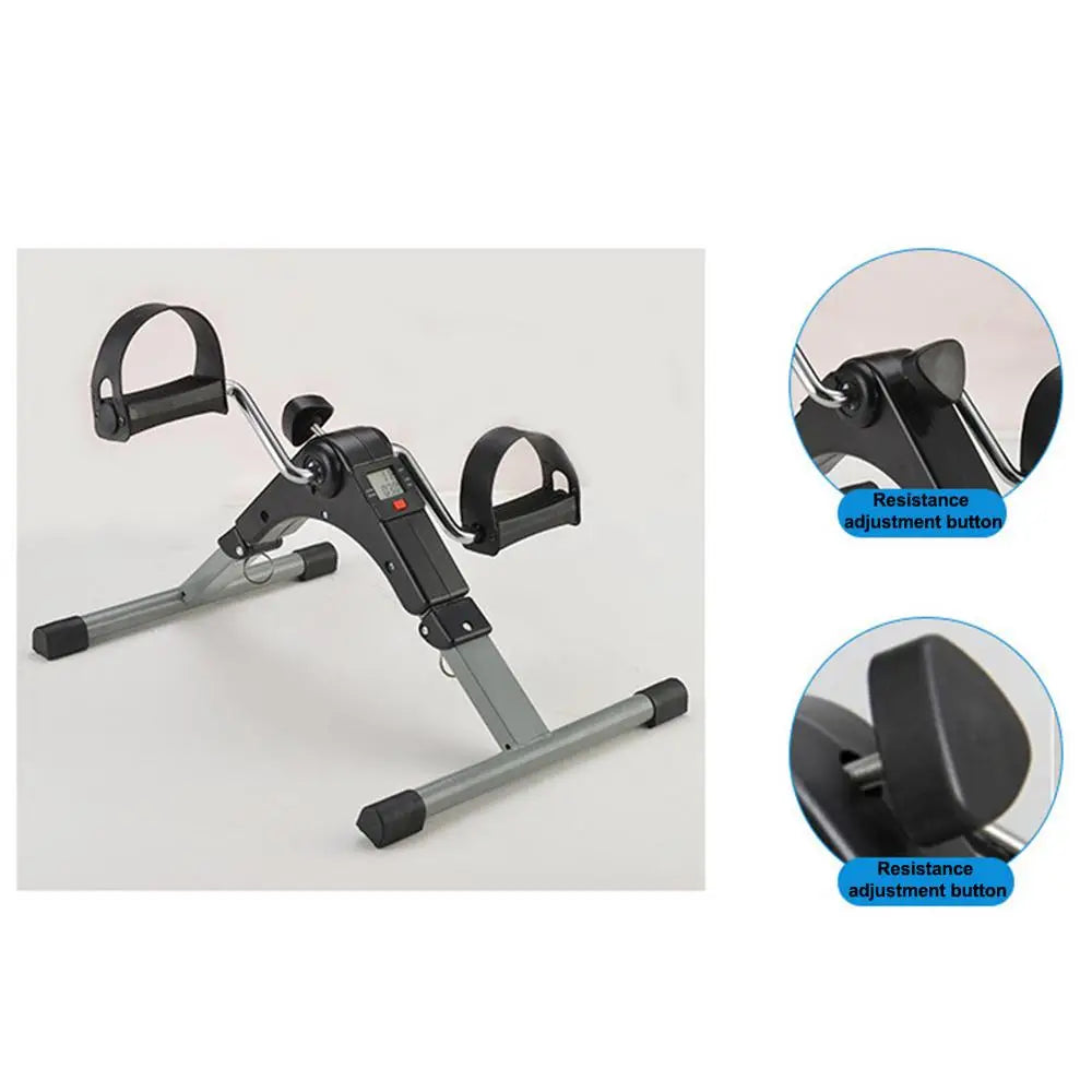 Exercise Bike Adjustable Resistance With LCD Fitness Equipment Home Elderly Rehabilitation Bicycle Hand Leg Trainer