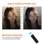 SH Upgrade 18inch Ring Light  Selfie LED Video Lamp With Tripod Stand Phone Clip For YouTube Live Light Photo Photography Studio