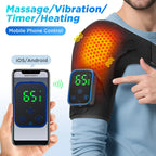 Electric Heating Shoulder Massager Vibration Massage Shoulder Steamer Brace Support Belt Knee Shoulder Muscle Relaxer Heated Pad