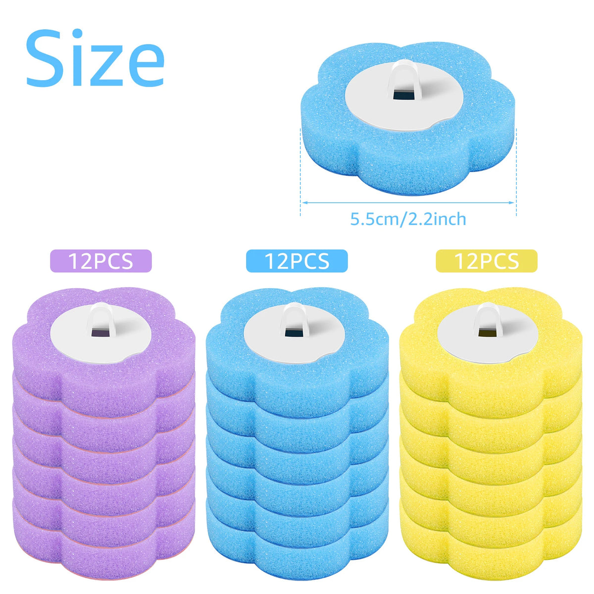 Toilet Brush and Holder Set with Disposable Refills Replacement Head Cleaning Kit Bathroom Cleaning Brush WC Accessories Tool