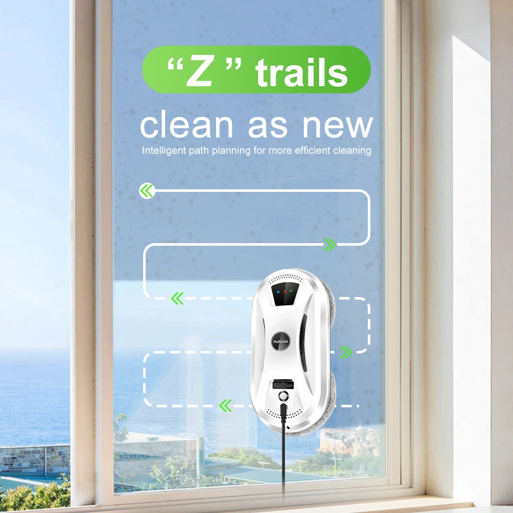 PuRuiKai Ultra thin Robot vacuum cleaner window cleaning robot window  electric glass limpiacristales remote control for home