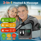 Electric Heating Shoulder Massager Vibration Massage Shoulder Steamer Brace Support Belt Knee Shoulder Muscle Relaxer Heated Pad